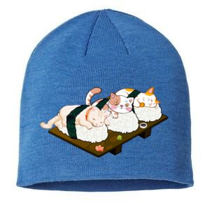 Sushi Anime Otaku Cat Kawaii Japanese Food Cat Lovers Gift Sustainable Beanie