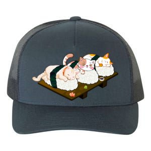 Sushi Anime Otaku Cat Kawaii Japanese Food Cat Lovers Gift Yupoong Adult 5-Panel Trucker Hat