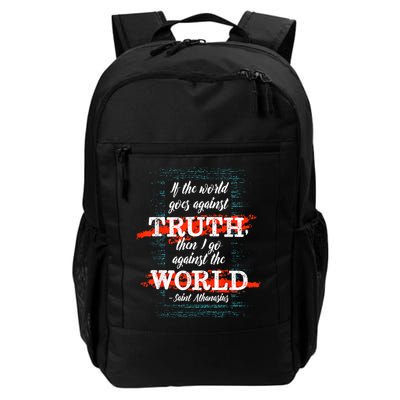 St Athanasius Of Alexandria Catholic Saint Against The World Backpack
