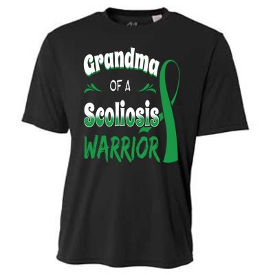 Scoliosis Awareness Orthopedic Scoliometer Grandma Grandmom Cooling Performance Crew T-Shirt