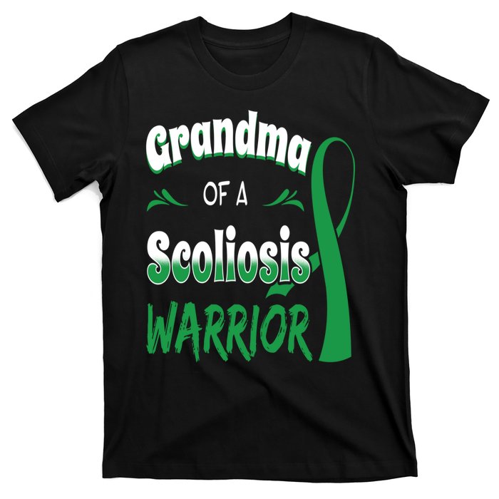 Scoliosis Awareness Orthopedic Scoliometer Grandma Grandmom T-Shirt