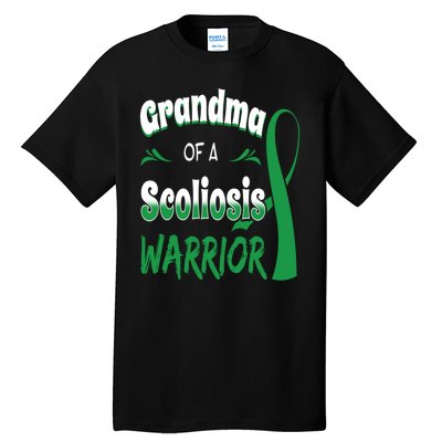 Scoliosis Awareness Orthopedic Scoliometer Grandma Grandmom Tall T-Shirt