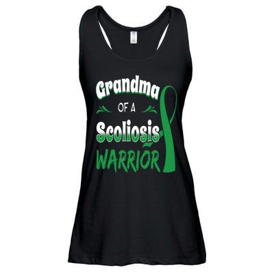 Scoliosis Awareness Orthopedic Scoliometer Grandma Grandmom Ladies Essential Flowy Tank