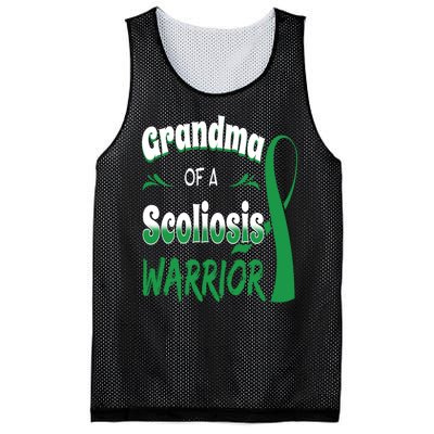 Scoliosis Awareness Orthopedic Scoliometer Grandma Grandmom Mesh Reversible Basketball Jersey Tank