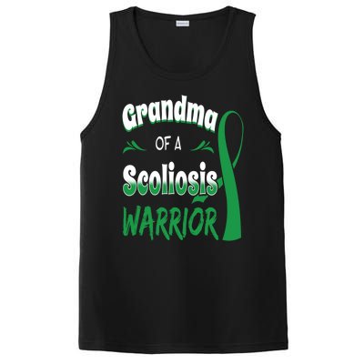 Scoliosis Awareness Orthopedic Scoliometer Grandma Grandmom PosiCharge Competitor Tank