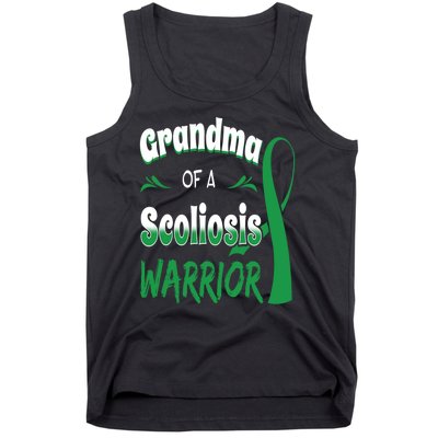 Scoliosis Awareness Orthopedic Scoliometer Grandma Grandmom Tank Top