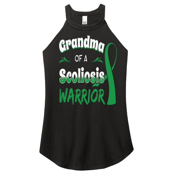 Scoliosis Awareness Orthopedic Scoliometer Grandma Grandmom Women’s Perfect Tri Rocker Tank