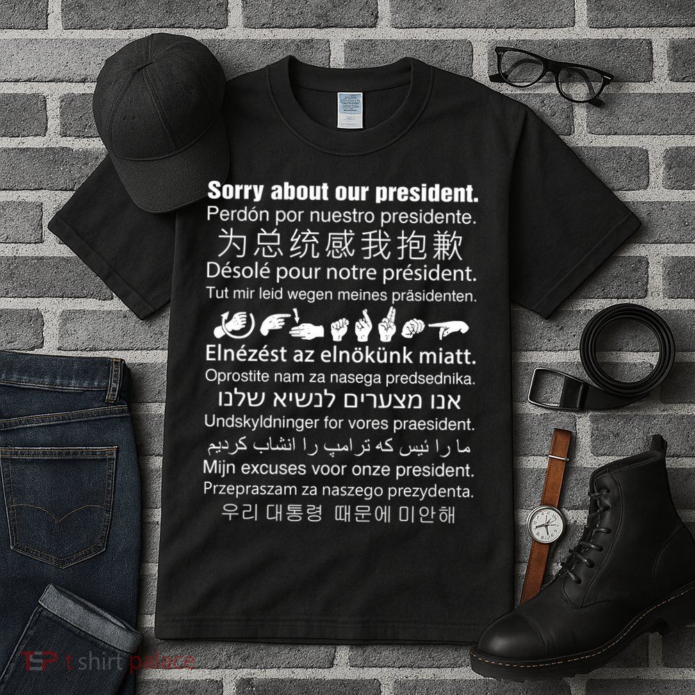 Sorry About Our President Tall T-Shirt