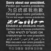 Sorry About Our President 11oz C Handle Ceramic Mug
