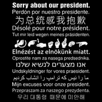 Sorry About Our President Wool Snapback Cap
