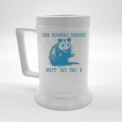 Sarcastic Angry Opossum Beer Stein