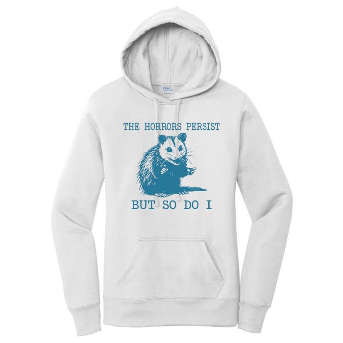 Sarcastic Angry Opossum Women's Pullover Hoodie