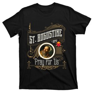 St. Augustine Of Hippo Pray For Us City God Catholic T-Shirt