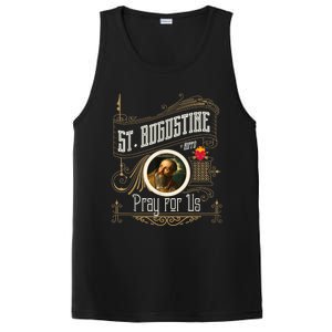 St. Augustine Of Hippo Pray For Us City God Catholic PosiCharge Competitor Tank