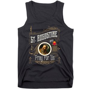 St. Augustine Of Hippo Pray For Us City God Catholic Tank Top