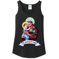 St Anthony Of Padua Holding Jesus Catholic Saint St Anthony Ladies Essential Tank