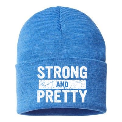 Strong And Pretty Gift Sustainable Knit Beanie