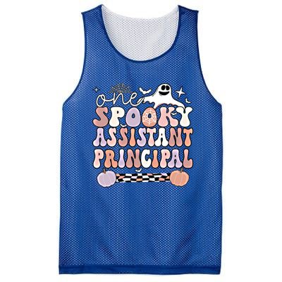 Spooky Assistant Principal Halloween Assistant Principals Great Gift Mesh Reversible Basketball Jersey Tank