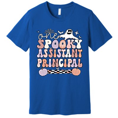 Spooky Assistant Principal Halloween Assistant Principals Great Gift Premium T-Shirt