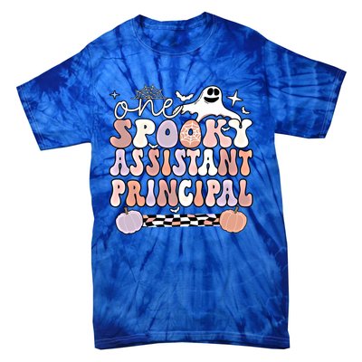 Spooky Assistant Principal Halloween Assistant Principals Great Gift Tie-Dye T-Shirt