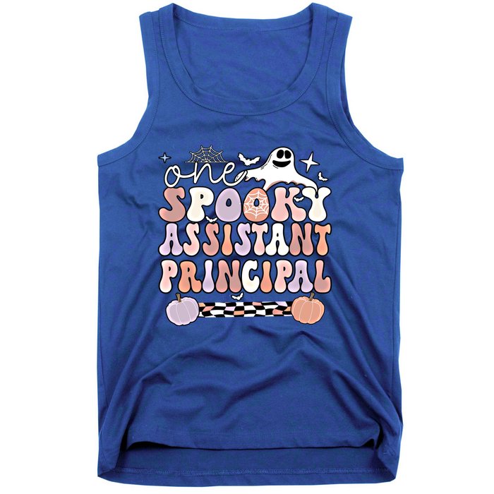 Spooky Assistant Principal Halloween Assistant Principals Great Gift Tank Top