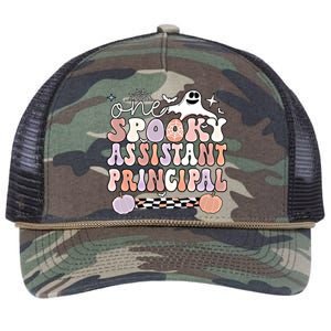 Spooky Assistant Principal Halloween Assistant Principals Great Gift Retro Rope Trucker Hat Cap