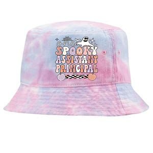 Spooky Assistant Principal Halloween Assistant Principals Great Gift Tie-Dyed Bucket Hat