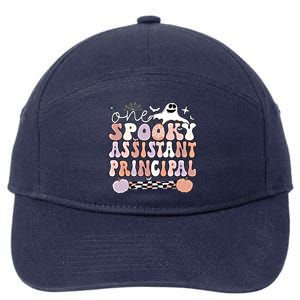 Spooky Assistant Principal Halloween Assistant Principals Great Gift 7-Panel Snapback Hat