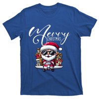 Santa And Plane Funny Merry Christmas Cute Xmas Great Gift T-Shirt