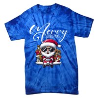 Santa And Plane Funny Merry Christmas Cute Xmas Great Gift Tie-Dye T-Shirt