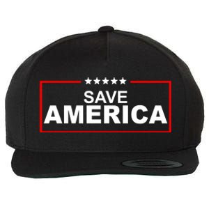 Save America Political Wool Snapback Cap