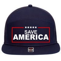 Save America Political 7 Panel Mesh Trucker Snapback Hat
