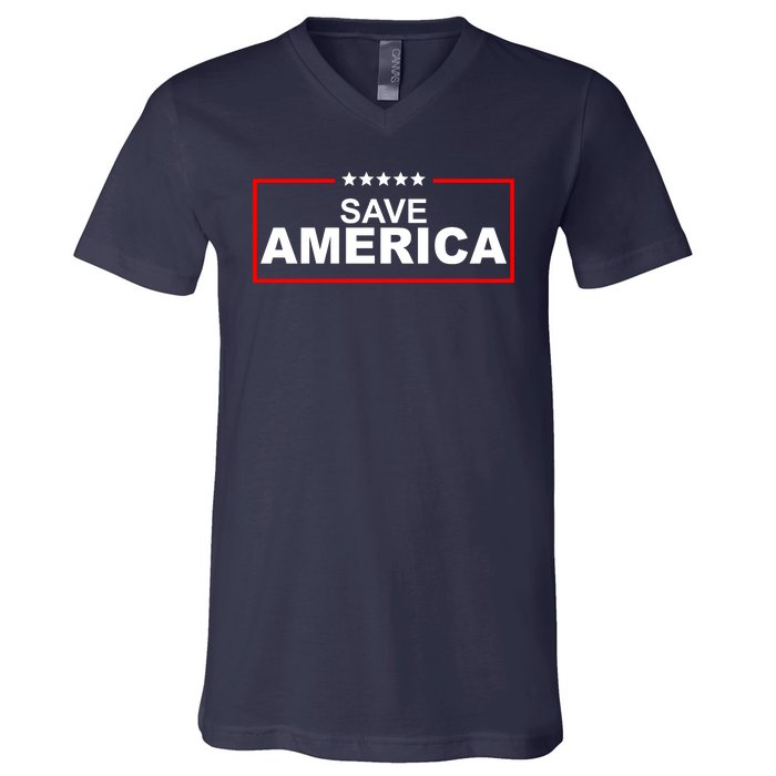 Save America Political V-Neck T-Shirt