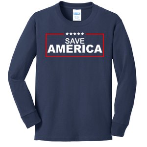 Save America Political Kids Long Sleeve Shirt