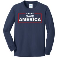 Save America Political Kids Long Sleeve Shirt