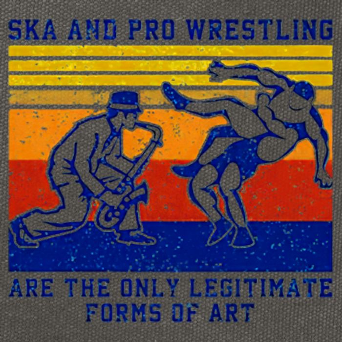 Ska And Pro Wrestling Are The Only Legitimate Forms Of Art Cotton Canvas Backpack