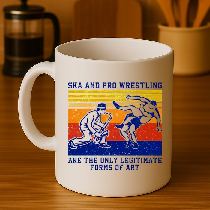 Ska And Pro Wrestling Are The Only Legitimate Forms Of Art Mug