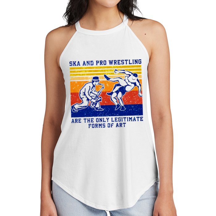 Ska And Pro Wrestling Are The Only Legitimate Forms Of Art Women's Perfect Tri Rocker Tank