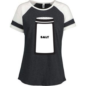 Salt And Pepper Best Friend Funny Halloween Gift Enza Ladies Jersey Colorblock Tee