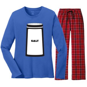 Salt And Pepper Best Friend Funny Halloween Gift Women's Long Sleeve Flannel Pajama Set 