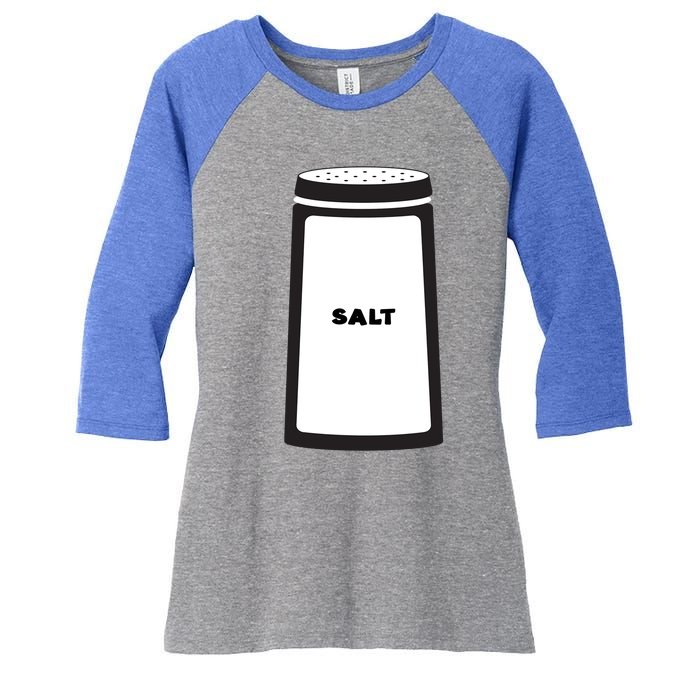 Salt And Pepper Best Friend Funny Halloween Gift Women's Tri-Blend 3/4-Sleeve Raglan Shirt