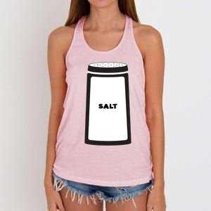 Salt And Pepper Best Friend Funny Halloween Gift Women's Knotted Racerback Tank