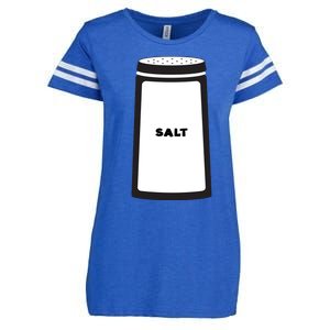 Salt And Pepper Best Friend Funny Halloween Gift Enza Ladies Jersey Football T-Shirt