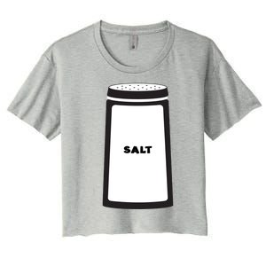 Salt And Pepper Best Friend Funny Halloween Gift Women's Crop Top Tee