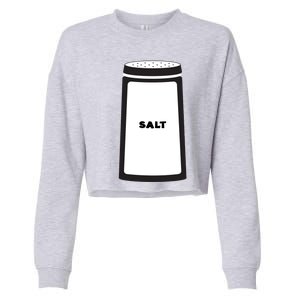 Salt And Pepper Best Friend Funny Halloween Gift Cropped Pullover Crew