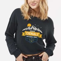 Save And Protect Denali Cropped Pullover Crew