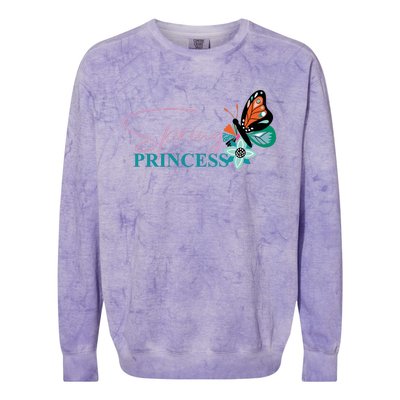 Spring And Princess Mother Daughter Colorblast Crewneck Sweatshirt