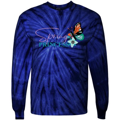 Spring And Princess Mother Daughter Tie-Dye Long Sleeve Shirt