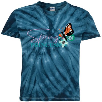 Spring And Princess Mother Daughter Kids Tie-Dye T-Shirt