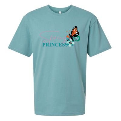 Spring And Princess Mother Daughter Sueded Cloud Jersey T-Shirt